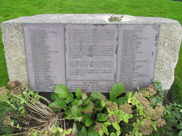 Memorial in Milford Haven cemetery