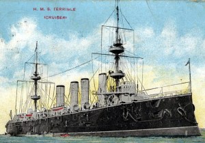 HMS Terrible: probably most famous for her part in the Boer War, when the heroics of her crew established the Royal Navy's field gun races.